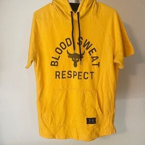 Under Armour Black and Yellow Hoodie